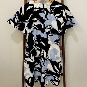 Navy and Light Blue Floral Keepsake Dress